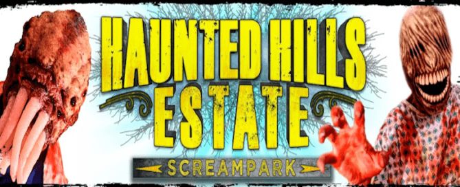 Haunted Hills Estate Scream Park Poster
