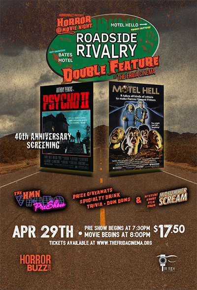 Psycho II and Motel Hell Double Feature